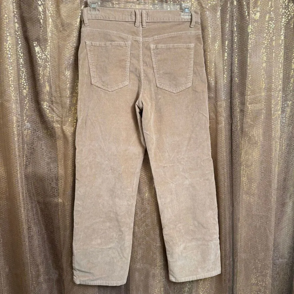 Free People Risk Taker High Rise Straight Tan Ecru Neutral Modal Jeans Size 30 N - Image 2