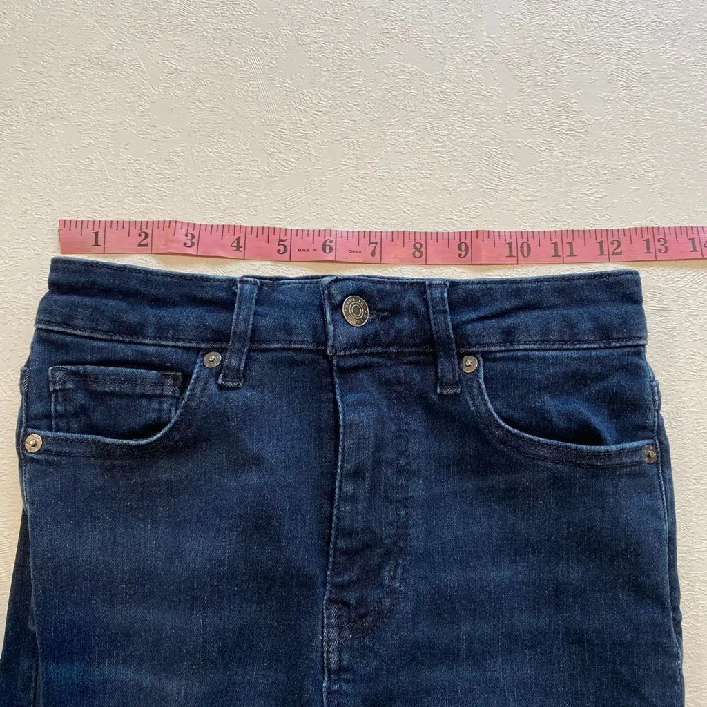 FRAME Le Crop Mini Boot Jeans Women Size 25 Dark Wash High Rise Bootcut Denim - Image 7