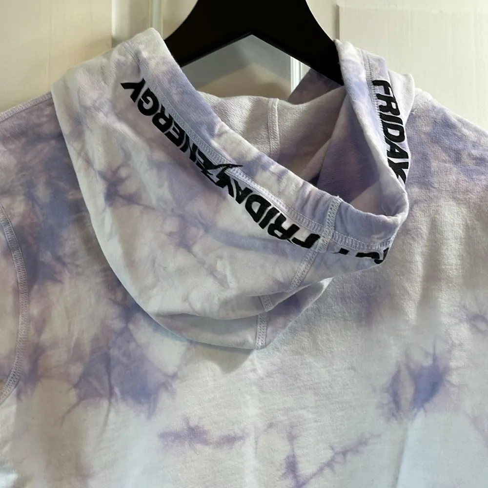 Barstool Chicks In The Office Tie Dye Cropped Hoodie - Size Medium - Image 5