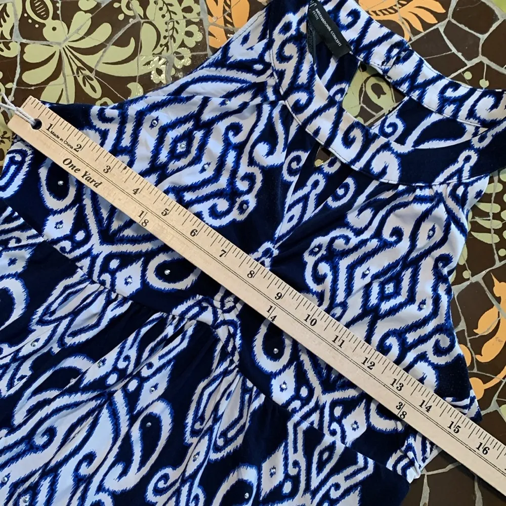 INC. JERSEY MAXI DRESS Sz: L - Image 7