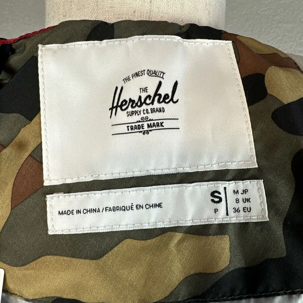 Herschel Supply Co. Womens Mac Coat Size M Rain Trench Alaskan Blue - Image 10