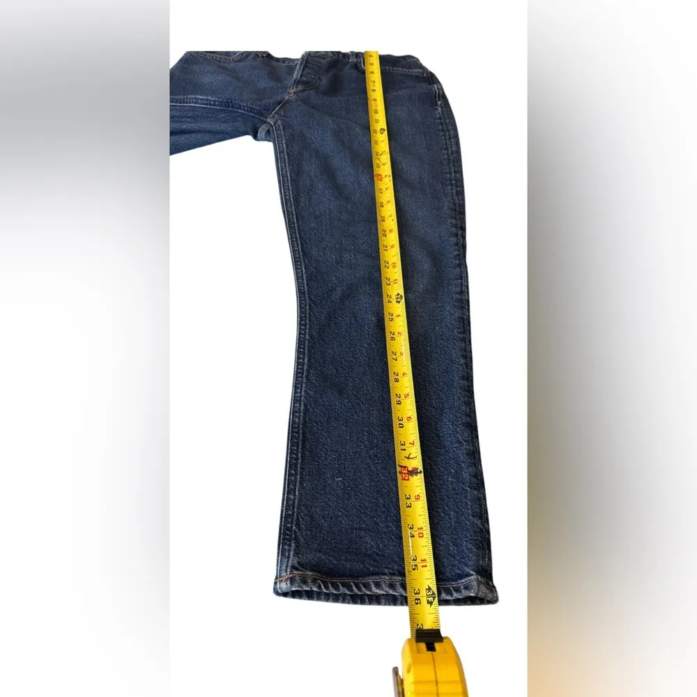 Agolde Deep Blue Denim Jeans - Image 7
