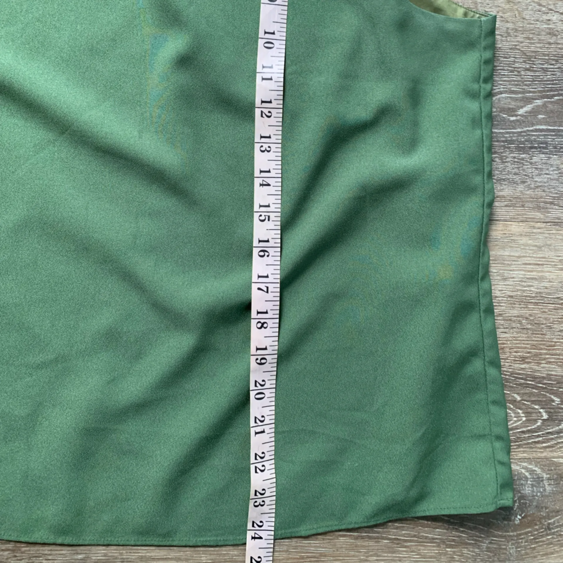 J. Crew Forest Green Tank Top XL - Image 4