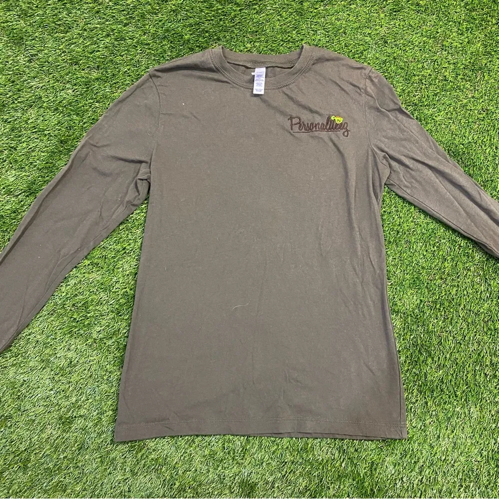 Army Green “Personality” Chameleon Long Sleeve Top - Image 3