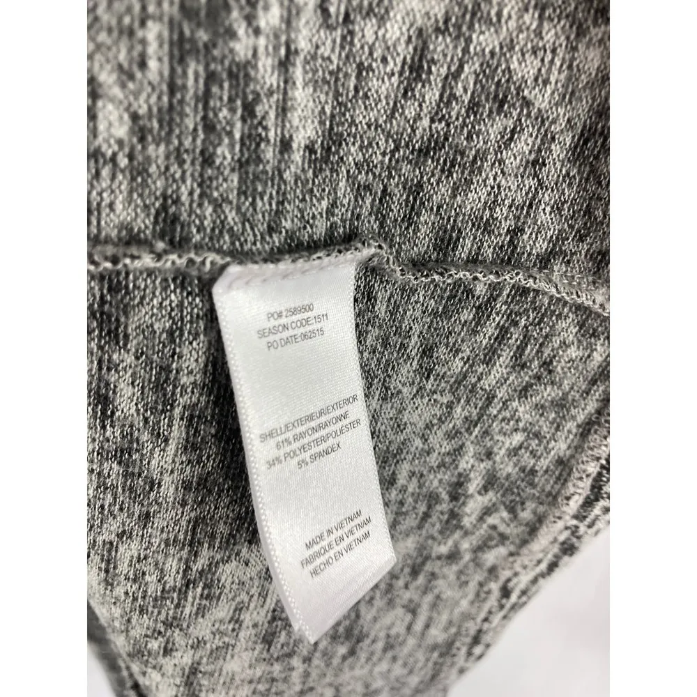 Splendid Cowl Neck Grey Pullover Size XL - Image 4