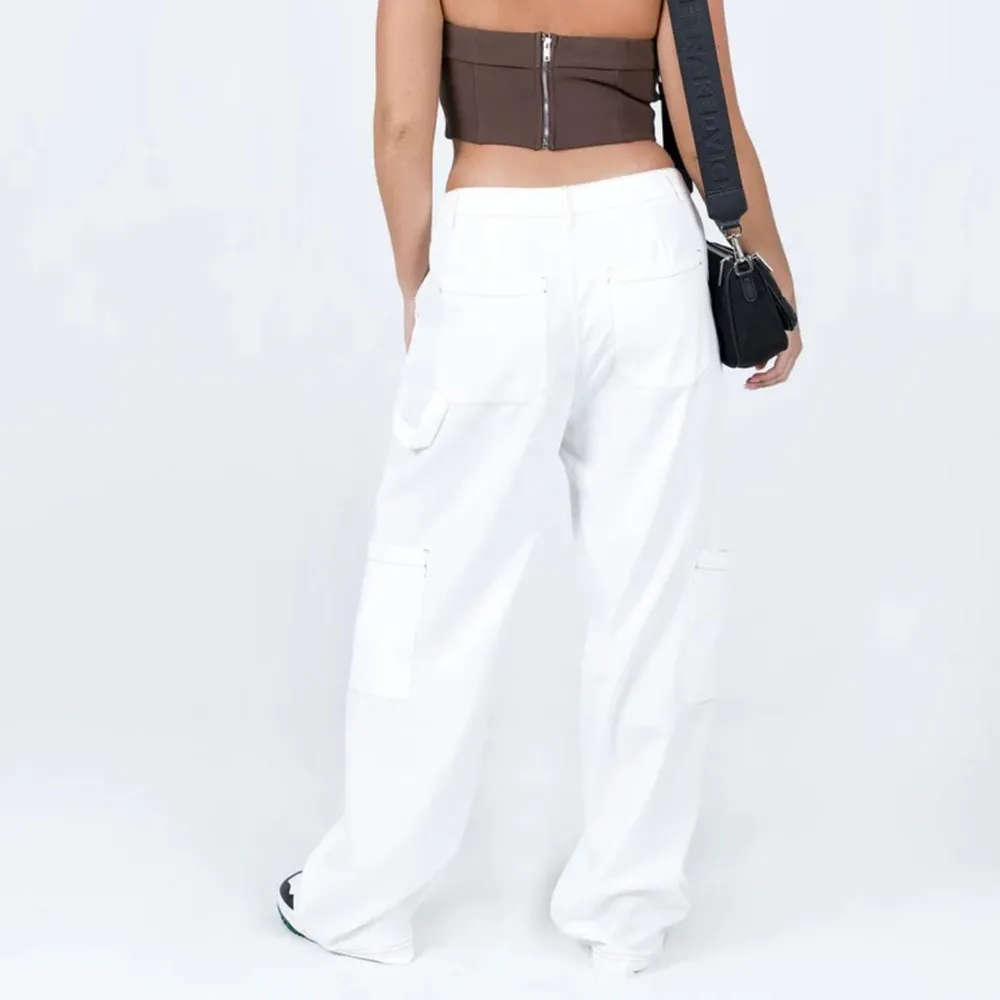 NWT Princess Polly Charlize white cargo pants - Image 6