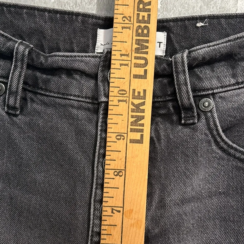 LOFT | HIGH WAIST | SANDAL FLARE | BUTTON FLY | WOMENS SIZE 25 | FRAYED HEM - Image 8