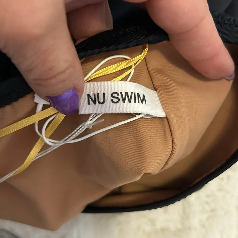 Nu Swim Paradise One Shoulder Swimsuit Black Size XXL - Image 14