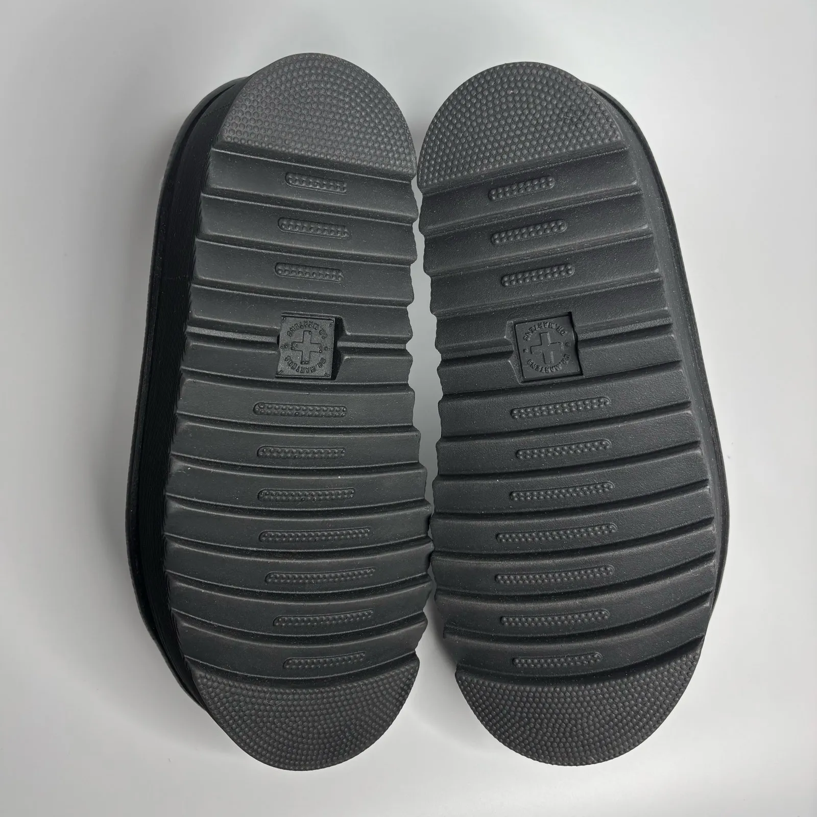 Dr. Martens Francis Leather Platform Strap Sandals in White Hydro - Image 9