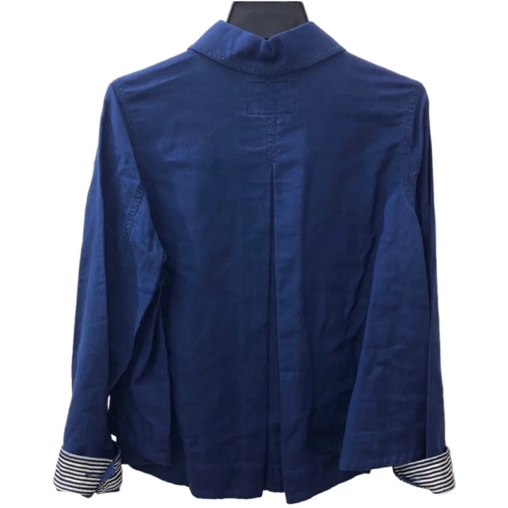 Kate Spade  Broome Street Surplus Cotton Jacket Navigator Blue Medium NWOT - Image 4