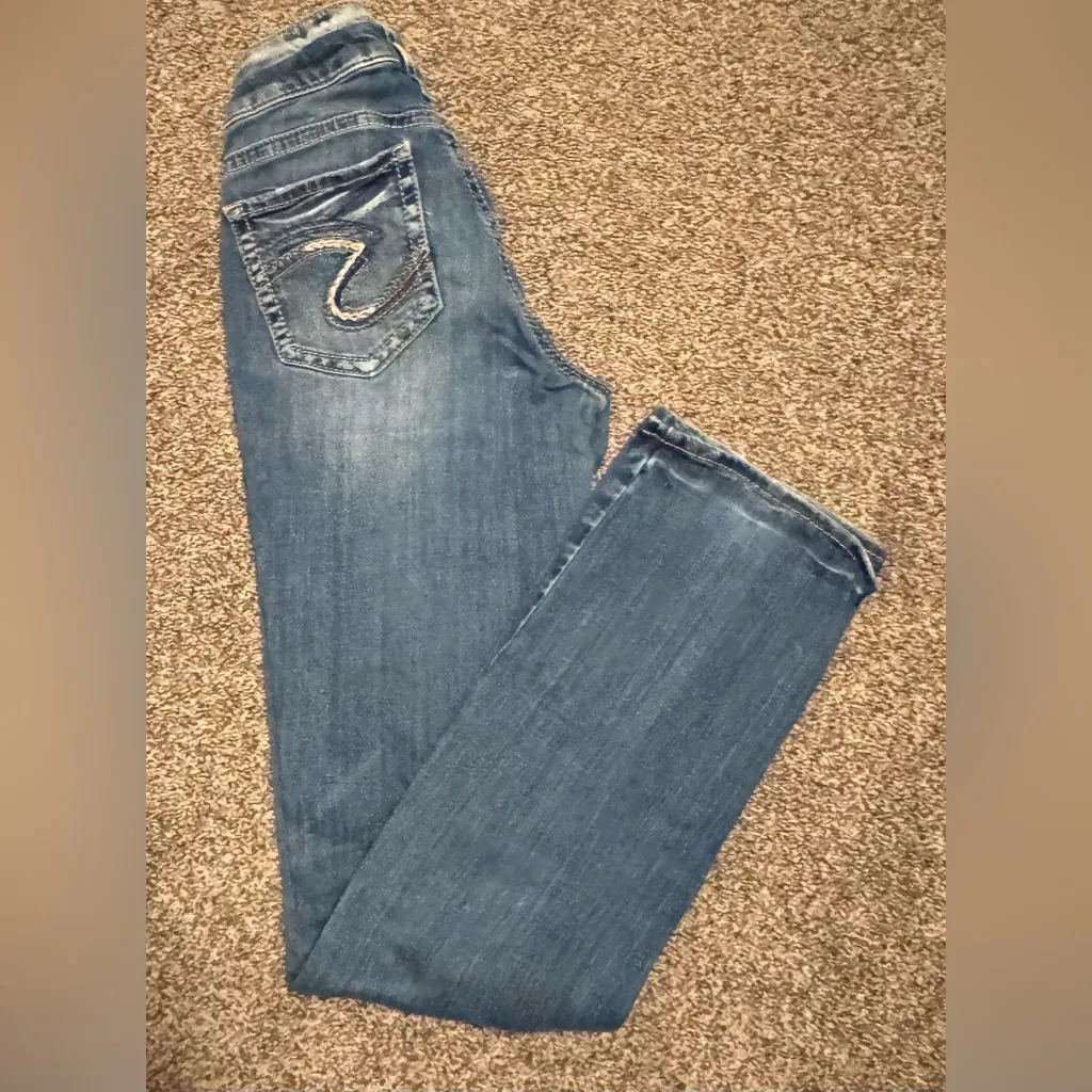 Silver SUKI Mid Slim Bootcut Women's Jeans - Image 2