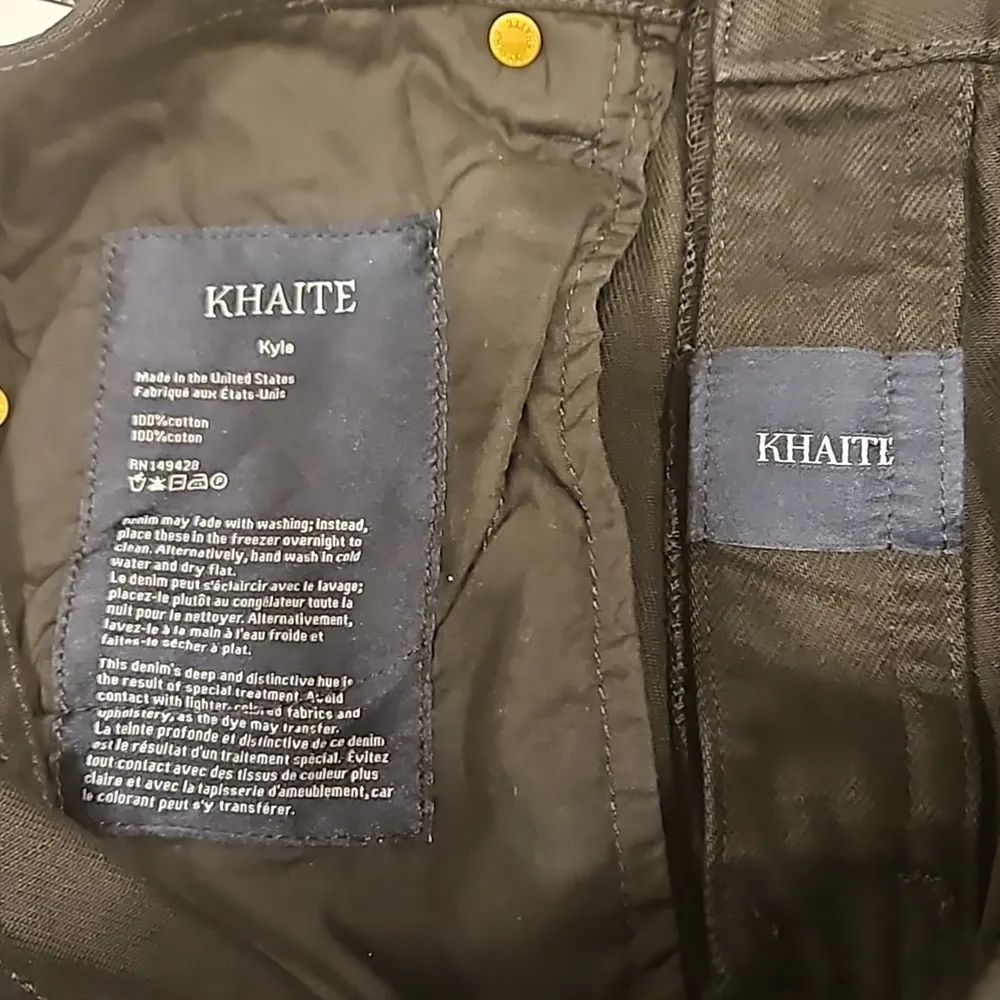 💕KHAITE💕 The Kyle Low Rise Straight Leg Jeans ~ Wilcox Faded Black 24 NWT - Image 17