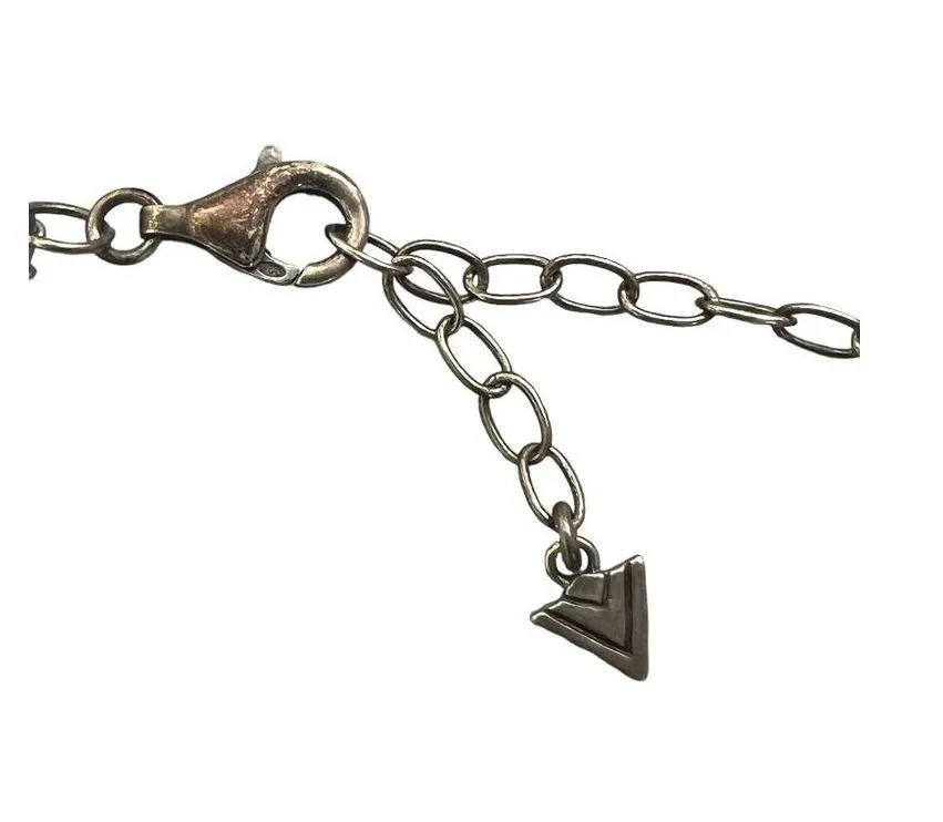 Retired Silpada Hailstone Necklace 5 Strand Sterling Silver Hematite N1936 20" - Image 4