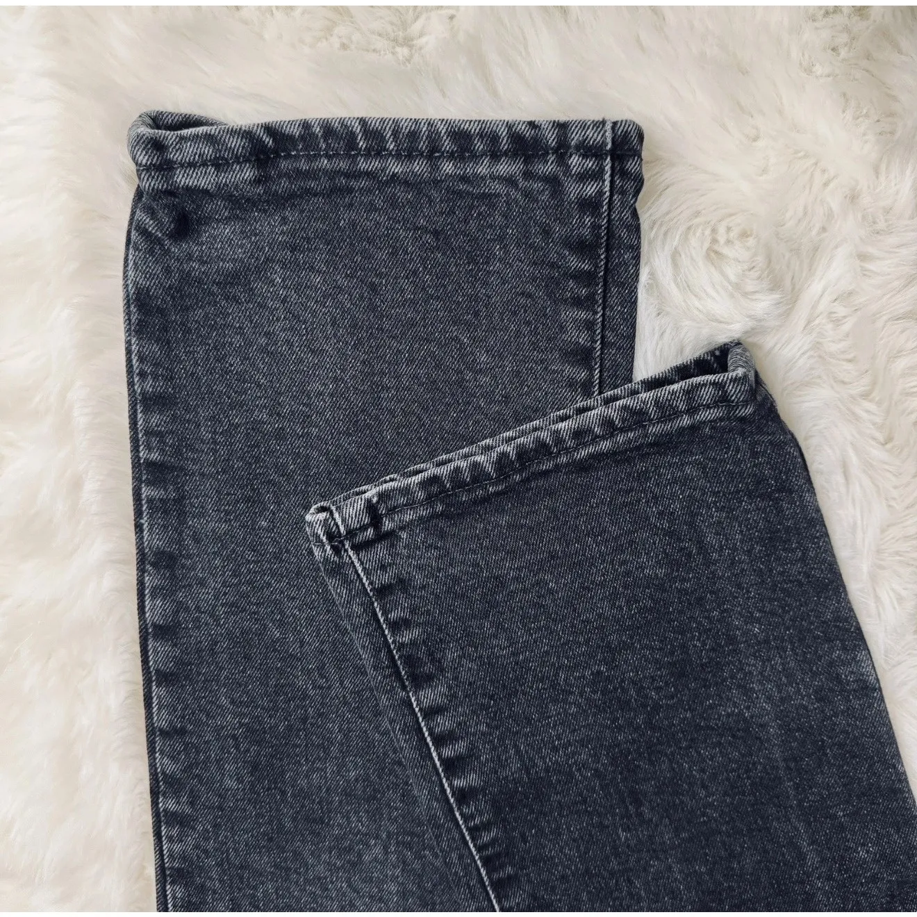 Madewell Womens Tomboy Straight Jeans Black Wash Denim Size 30‎ - Image 6