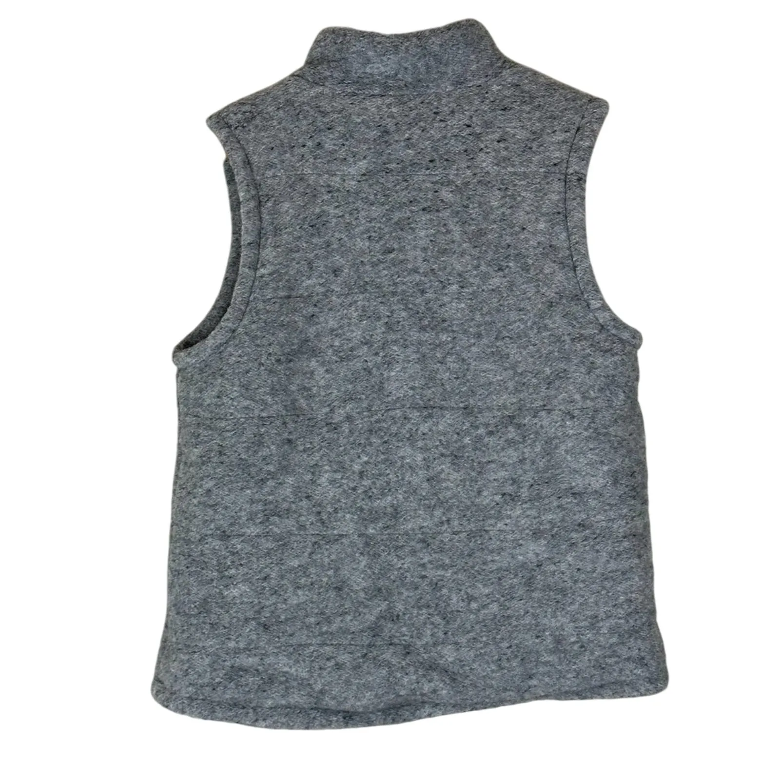 BB Dakota Aderyn Knit Wool Puffer Vest Womens M Gray Button Up Minimalist Fall - Image 4