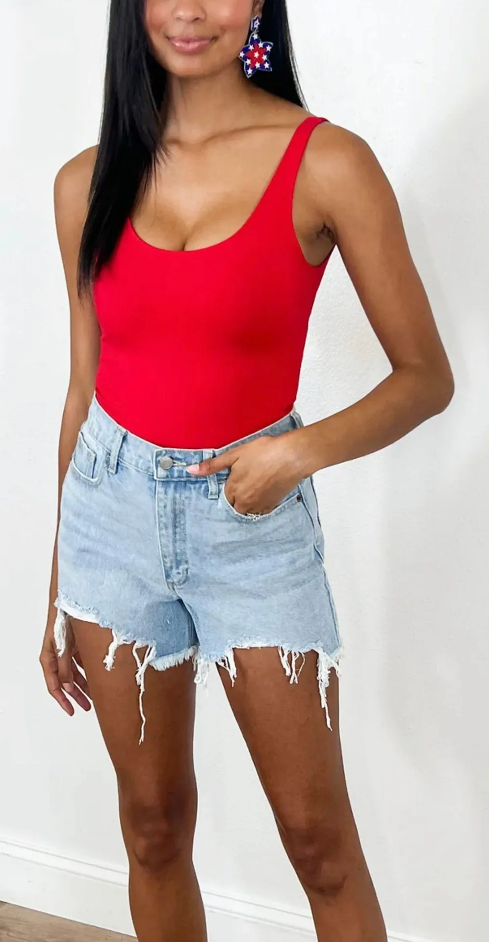 Freeme Red Bodysuit From Shop - Image 2