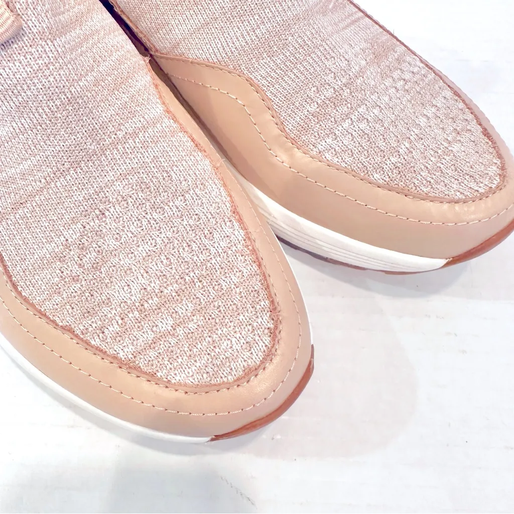 Earth Journey Ramble Leather Mesh‎ Sneakers Women's 8.5 Blush Metallic Rose NWOT - Image 2