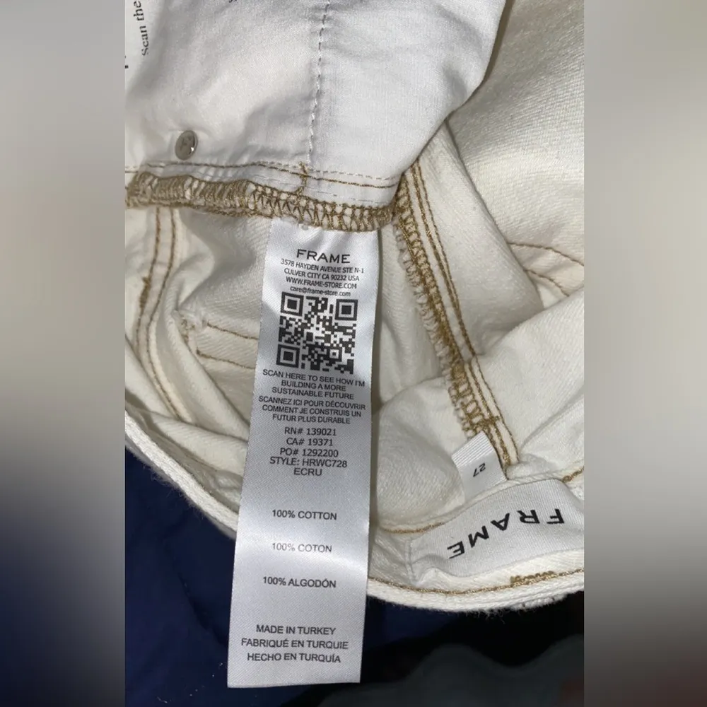 FRAME Denim High-Rise Wide size 31/32 - Image 9