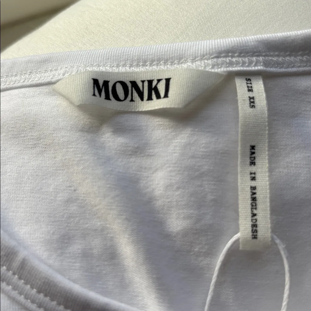 Monki European top in a size extra extra small - Image 2