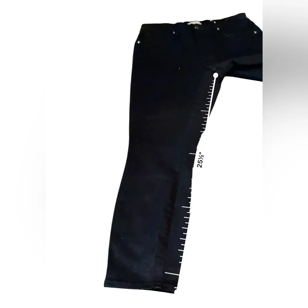 Good American NWT Good Waist Black Glitter‎ Crop Jeans Women’s Size 10/30 - Image 9