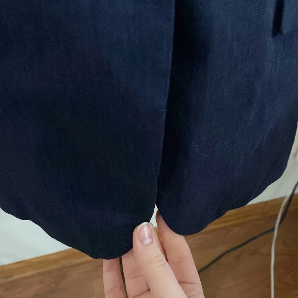 J Crew Alfie Italian Mario Bellucci linen blend fabric club blazer navy size 0 - Image 12