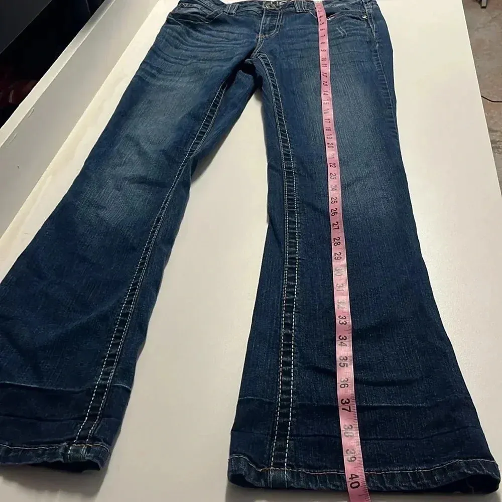 Imperfect Rue 21 size 7 size 8 jeans cotton blend juniors jeans size 7 size 8 - Image 8