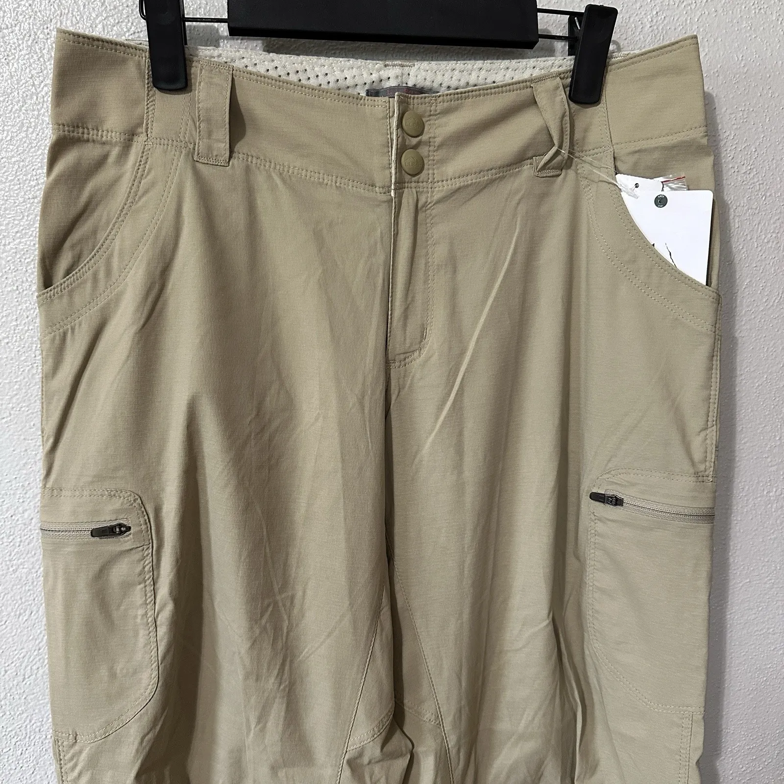 NEW LL Bean Vista Trekking Pants Sandstone Tan Womens 6Petite Hiking Convertible Size 6P - Image 3