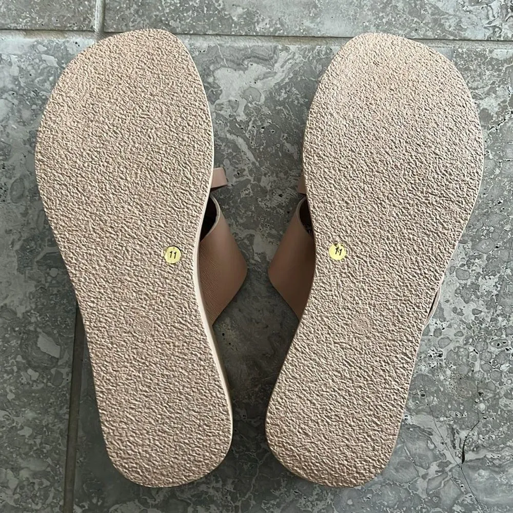 Seychelles Rock Steady Sandals in Blush Leather, Size 11 NEW w/o Box - Image 9