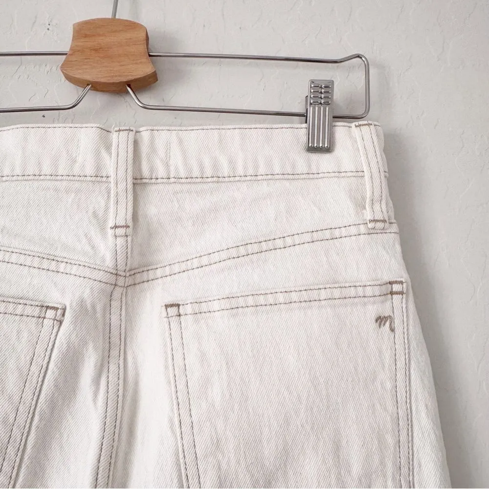 Madewell Slim Demi-Boot Jeans in Cloud Lining Size 26 - Image 11