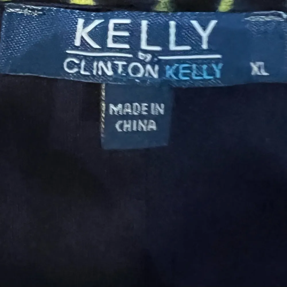 Kelly by Clinton Kelly navy and yellow maxi dress size XL - Image 6