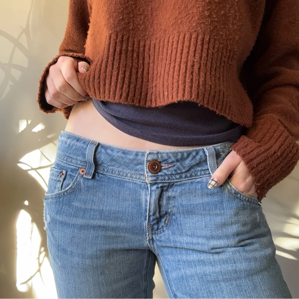 American Eagle Outfitters Light Blue Boot Cut Jeans - Image 8