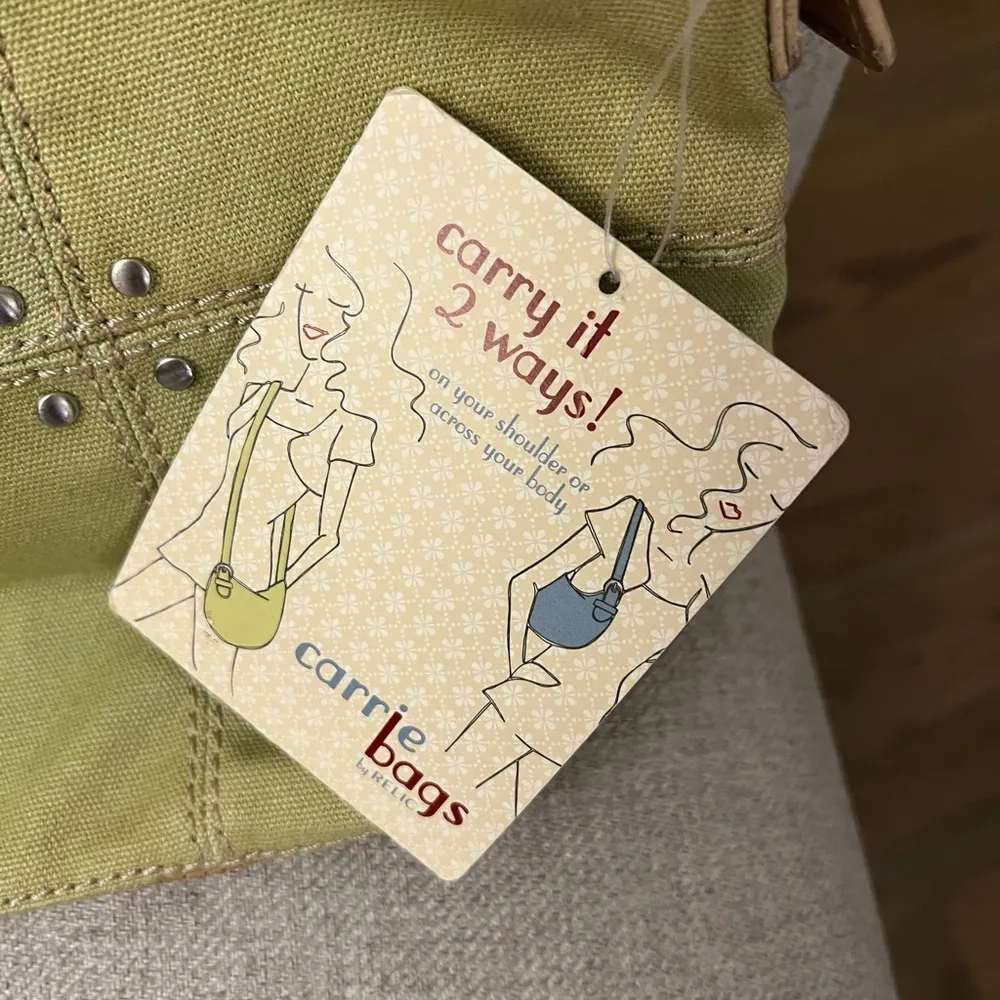 Vintage Green Handbag with Braided Handle - Image 6