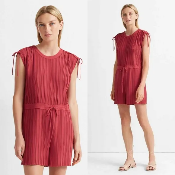 NWOT Club Monaco Pleated Viga Romper Jumpsuit  SZ-6 - Image 2