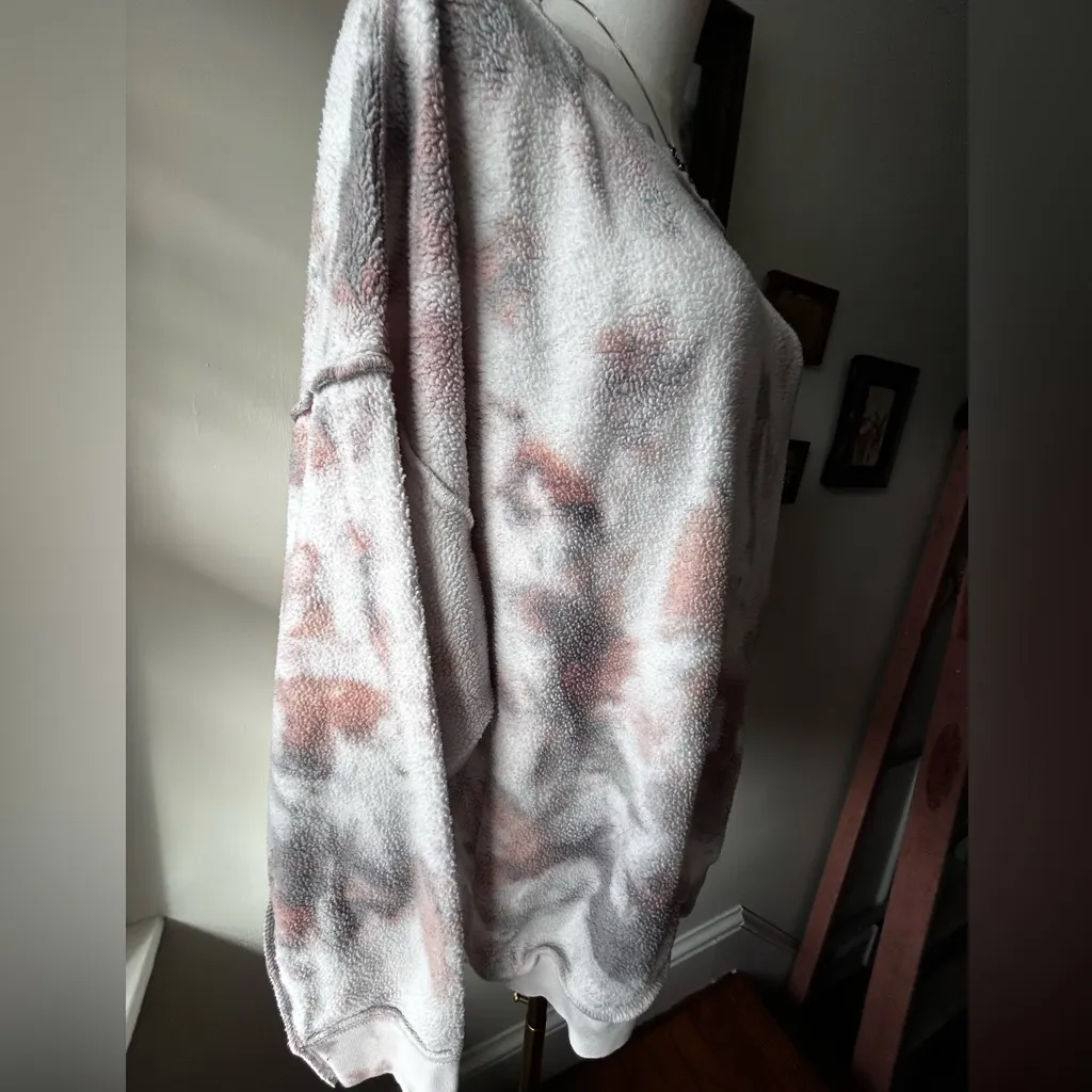 Free People Intimately Kelly Tie Dye Sweatshirt Small - Image 11