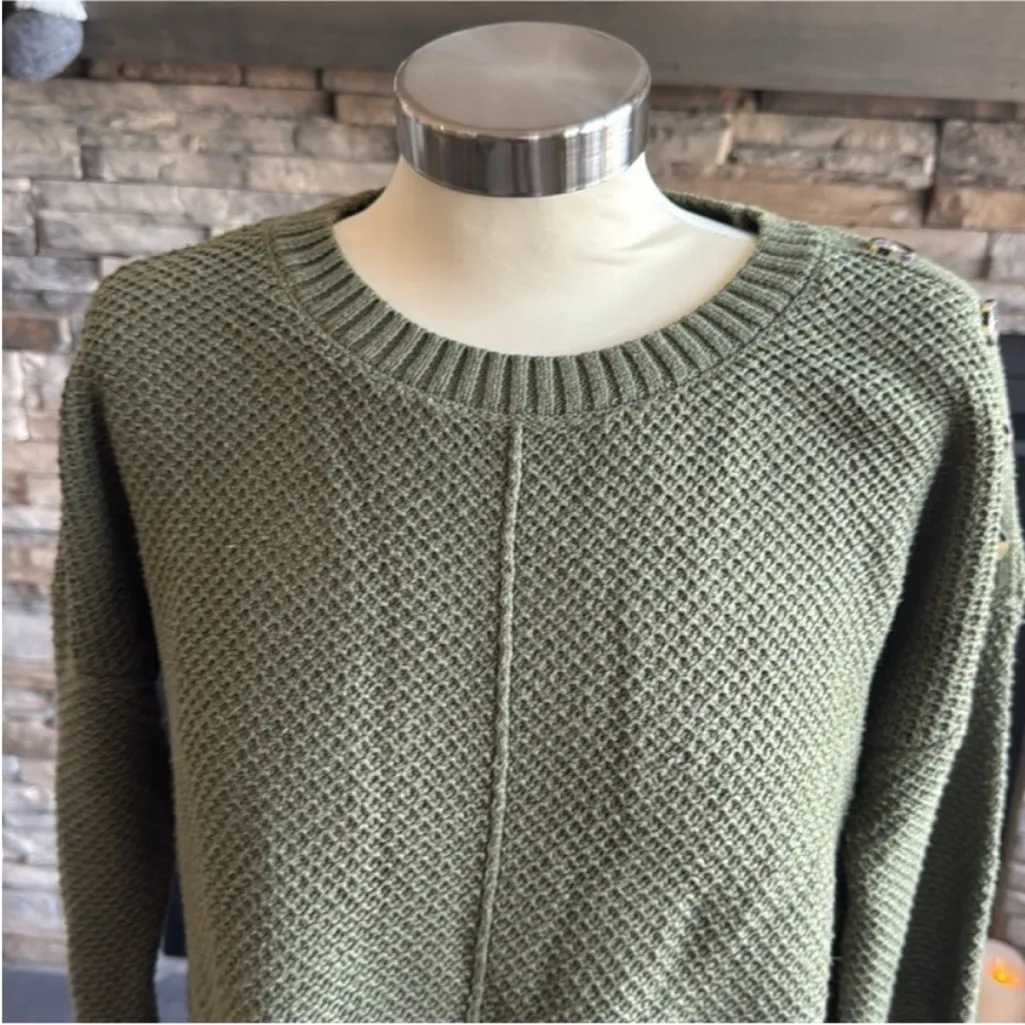 Rachel Zoe Olive Green Sweater - Image 3