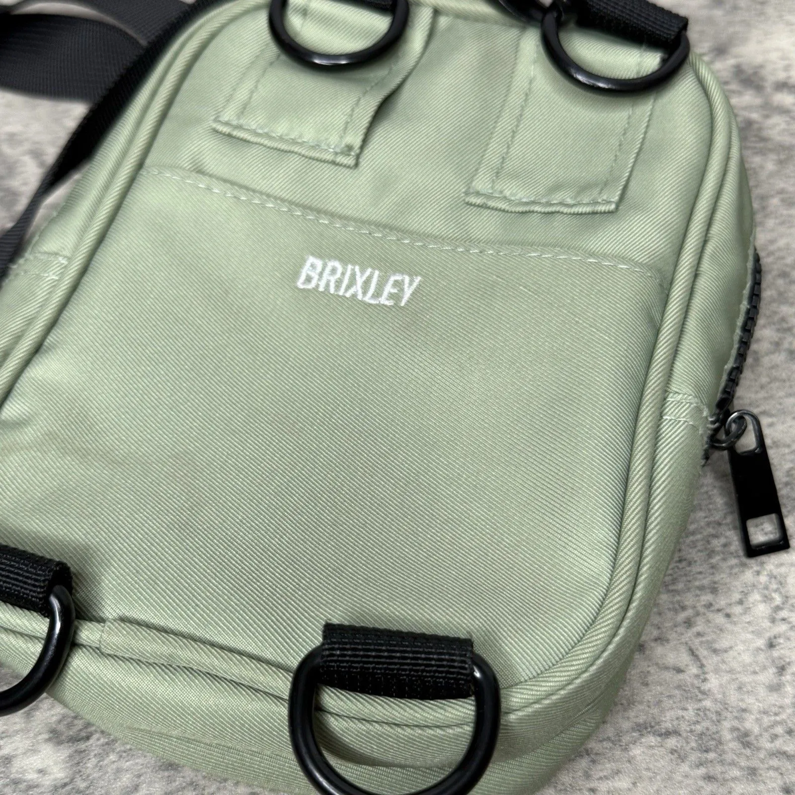 Brixley Mini Crossbody Sling Bag Sage Green - Image 2