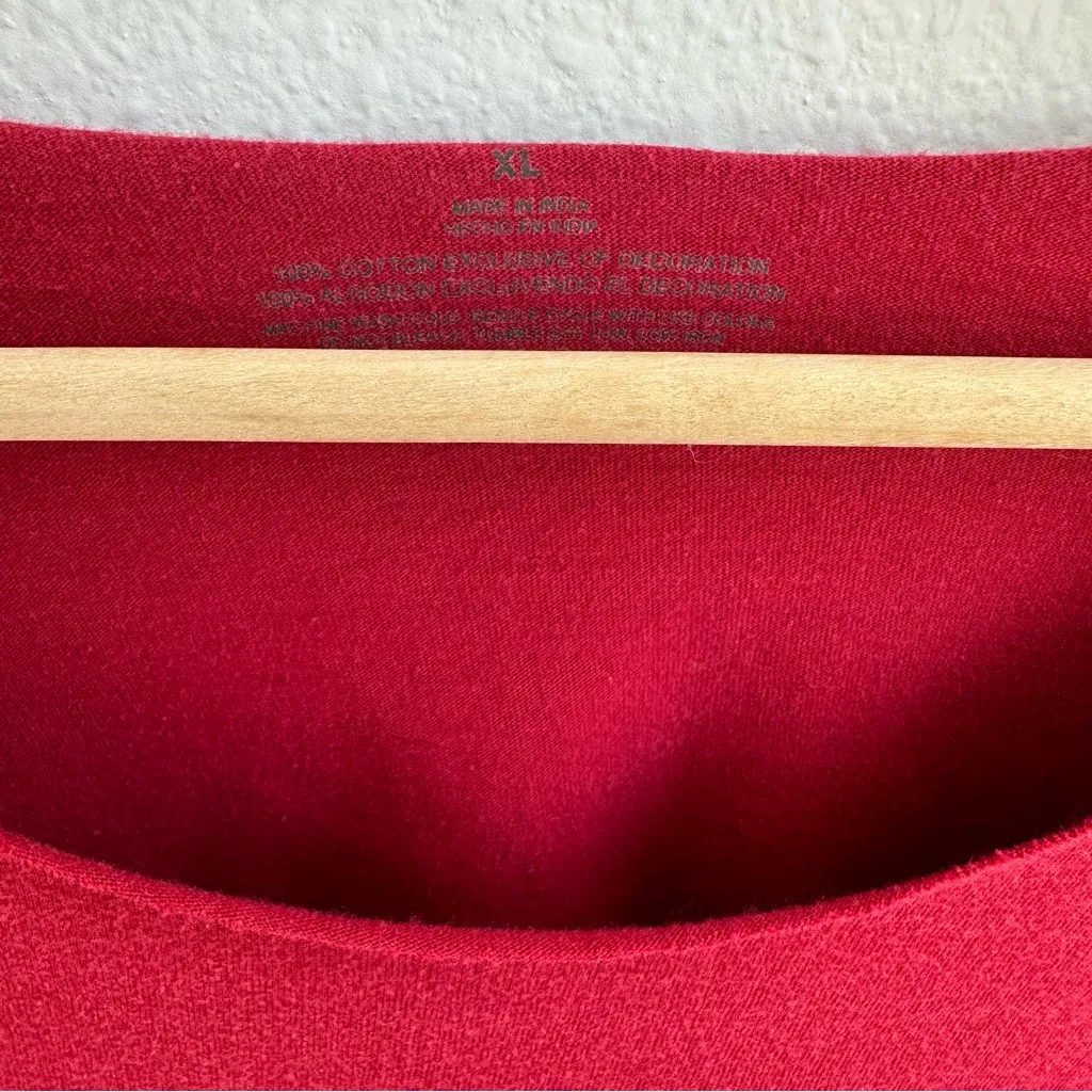 USC Trojans Football Red Off The Shoulder T - Image 7