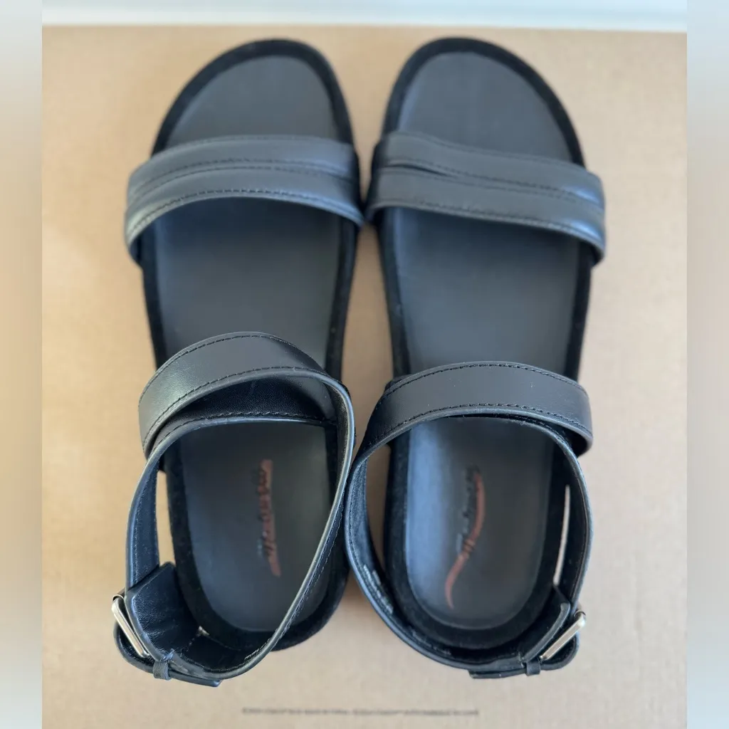 Madewell The Caro Ankle-Wrap Sandals in True Black - Image 5