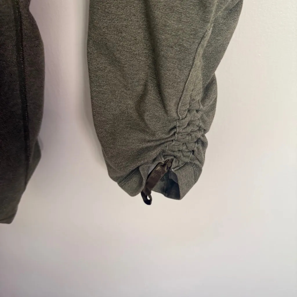 Nike Olive Green Yoga Pants XL Drawstring Ankles - Image 2
