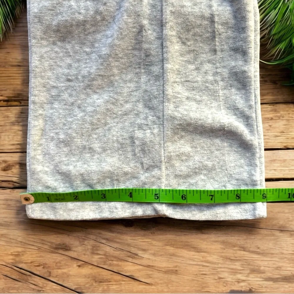 GOOD AMERICAN High Waist Heather Grey Sweatpants - Size 1 / Small - Image 12