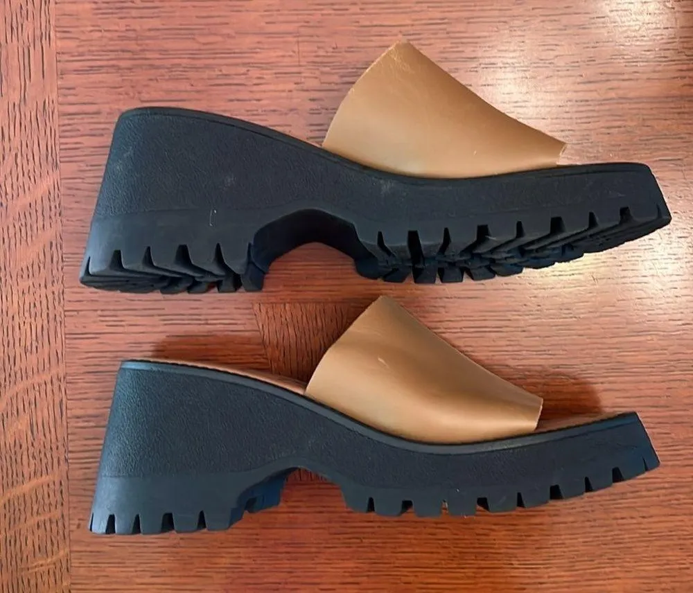 Free People  Winona Wedge Platform Sandal Brown - Image 6