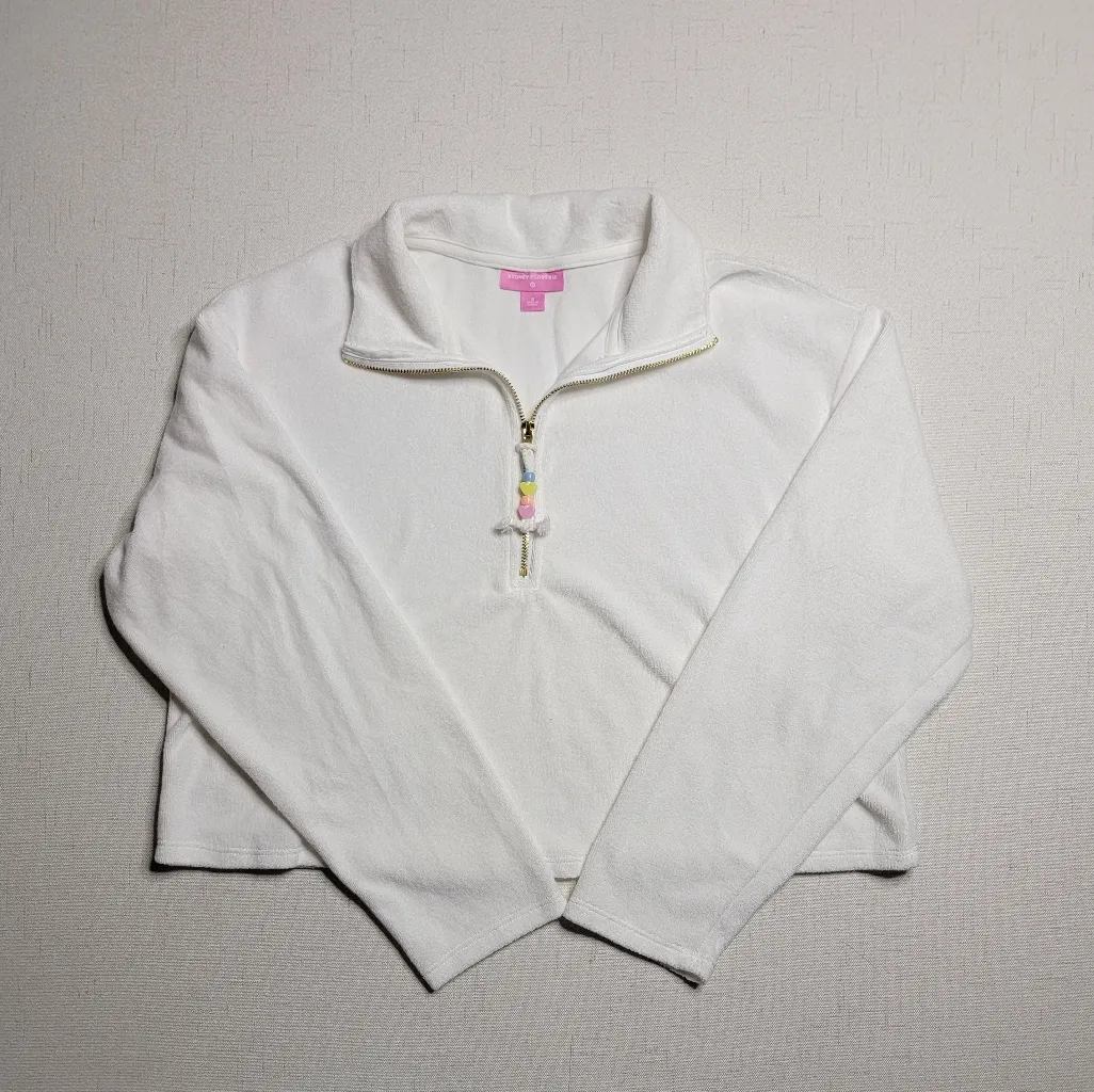 Stoney Clover Lane X Target Terry Cloth Half Zip pullover - Image 2