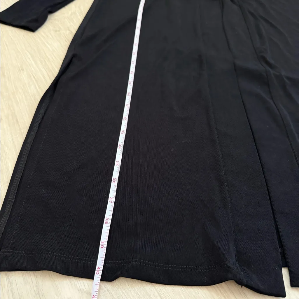 Chico’s Travelers Longline Empress Toggle Cardigan Jacket | Black | 1 (M 8/10) - Image 5