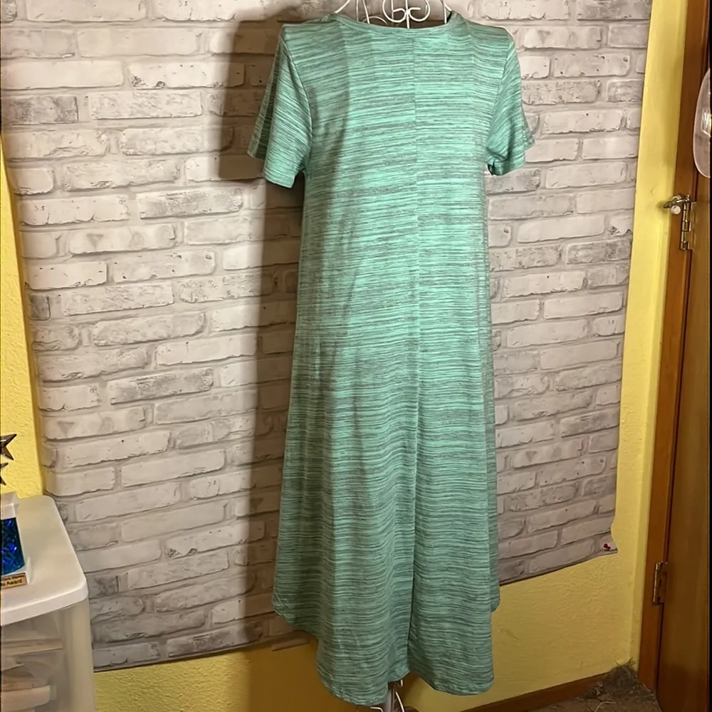 Lularoe Carly Women’s Dress mint Green Size XS - Image 4