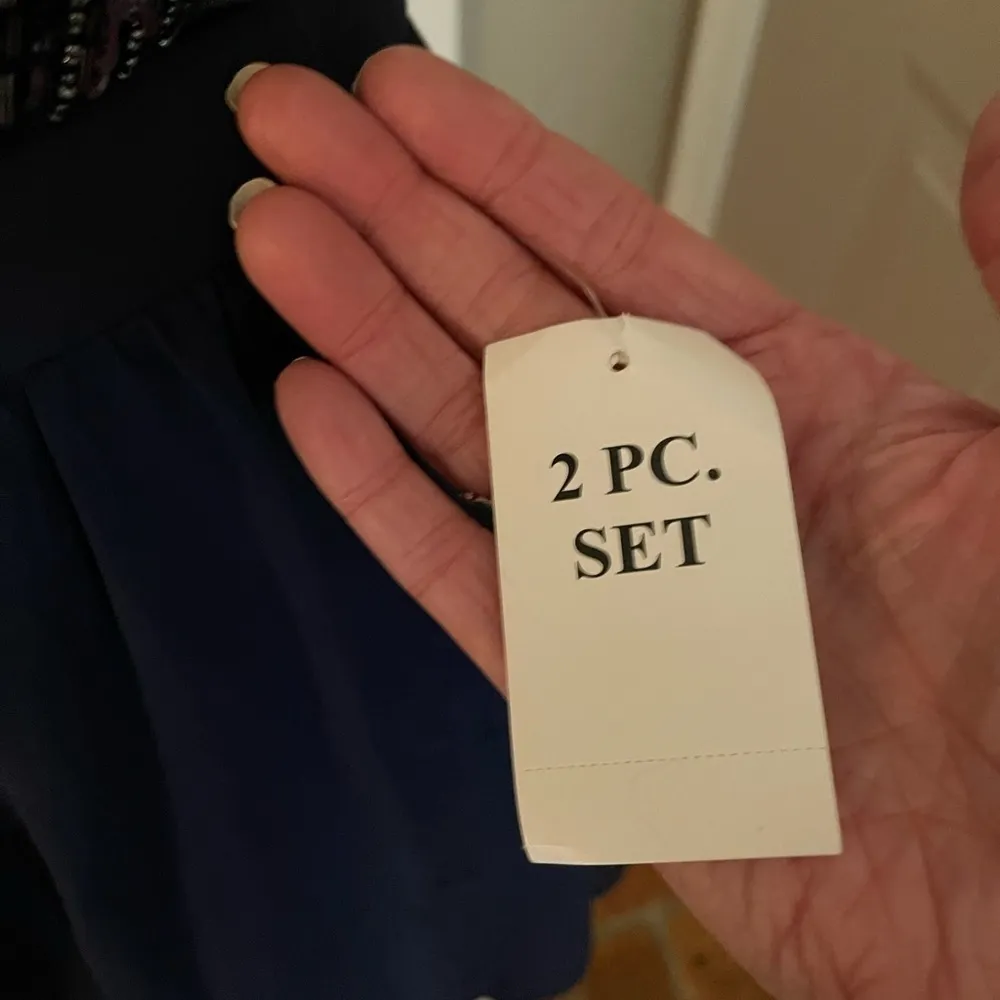 B. Darlin NWT two piece short prom cocktail homecoming party dress with sequins. - Image 4