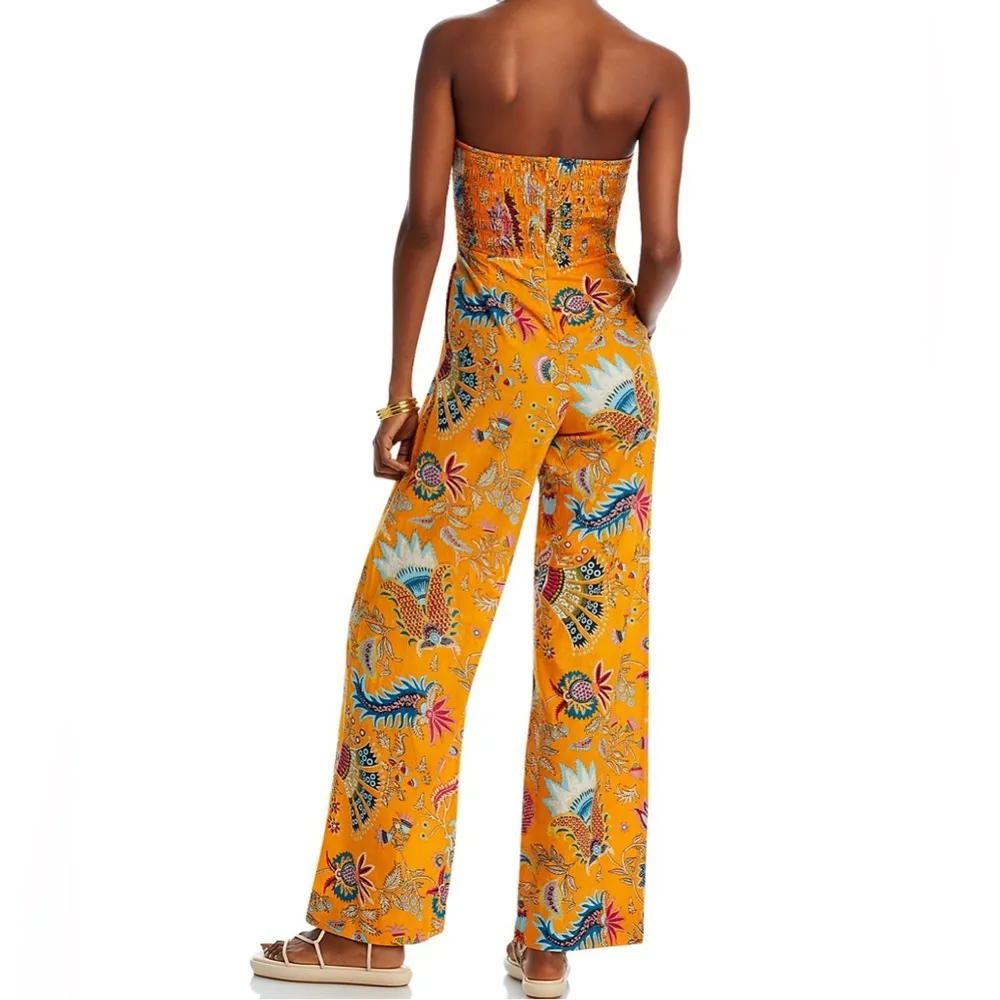 Charina Sarte Talaia Ribbon Strapless Jumpsuit, Size L New w/Tag Retail $388 Size L - Image 3