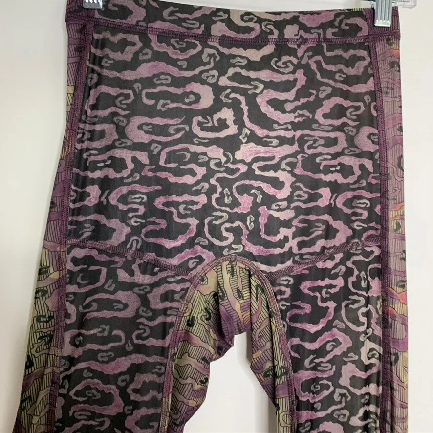 KNWLS Purple Halycon Trousers Wide Leg Pants Womens Medium - Image 5