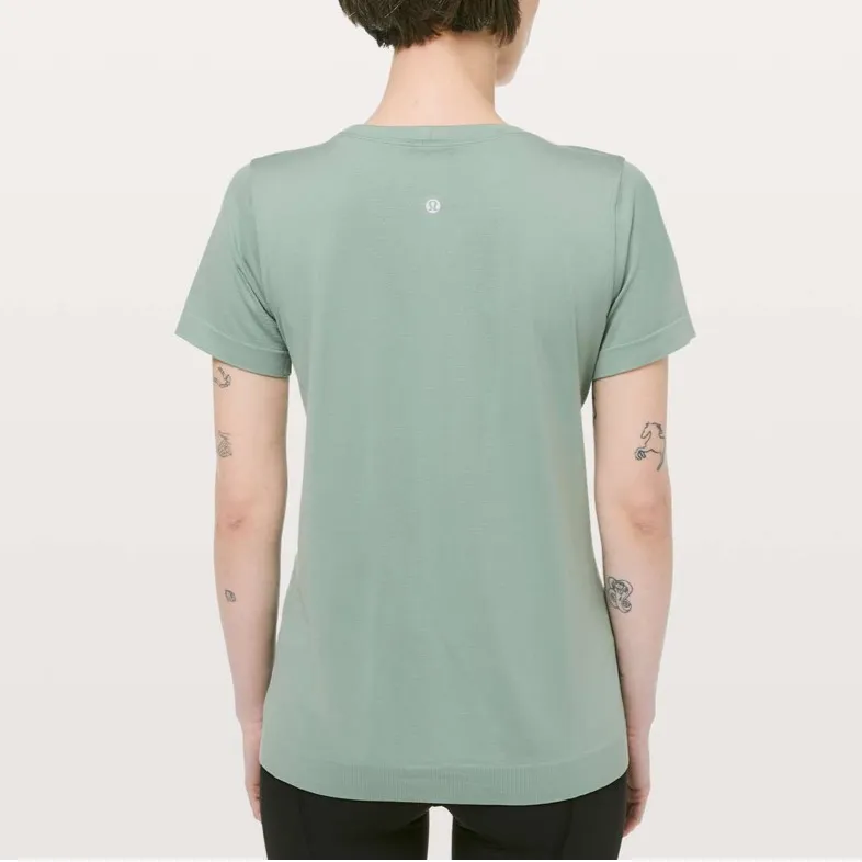 Lululemon Swiftly Tech Short Sleeve (Breeze) *Relaxed Fit Palm Court | Size 4 - Image 2