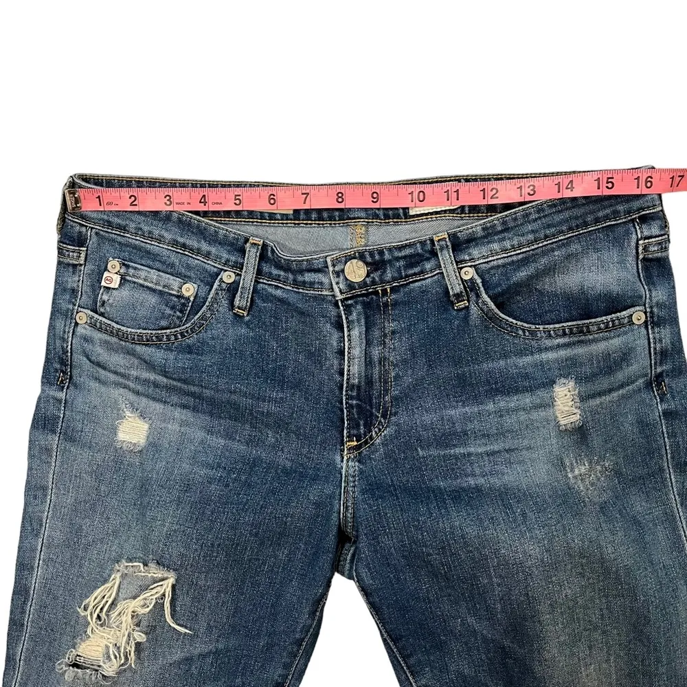 Adriana Goldschmied The Stilt Cigarette Leg Distressed Jean - Image 10