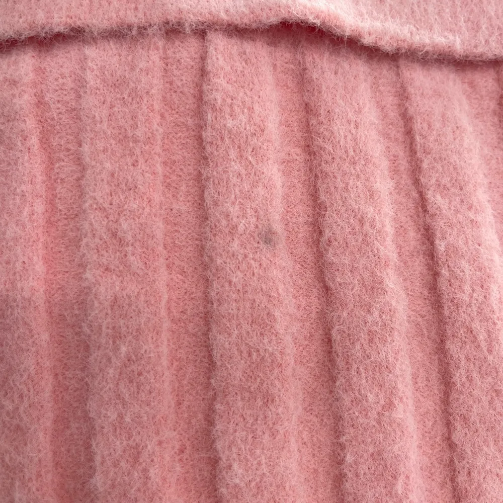 new tied knit cardigan wrap sweater stretchy lapel pink size small - Image 6